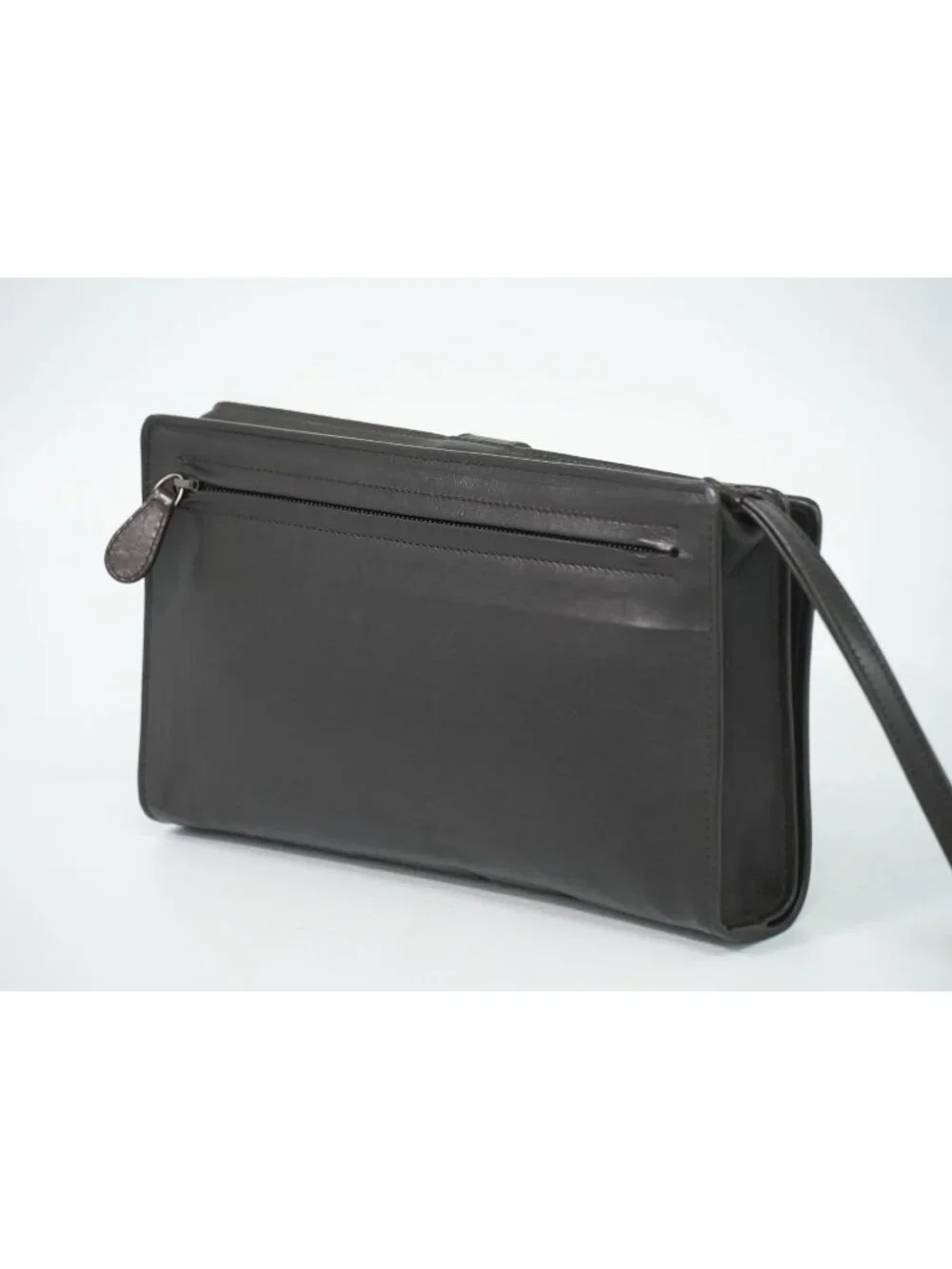 Bottega Veneta Intrecciato Continental Wallet Clutch Leather Brown
